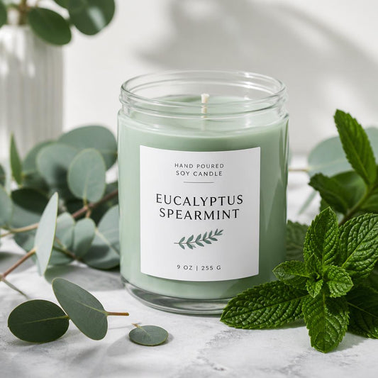 Eucalyptus Spearmint Wickless Candle No Flame