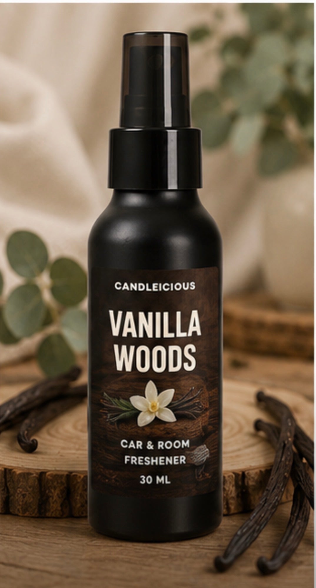 Vanilla Woods Car & Room Freshener Spray